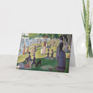 A Sunday on La Grande Jatte by Georges Seurat Card