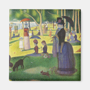 A Sunday on La Grande Jatte by Georges Seurat Magnet