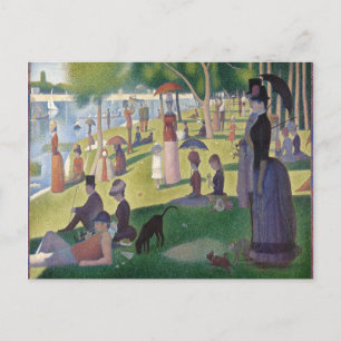 A Sunday on La Grande Jatte by Georges Seurat Postcard