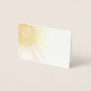 A Sunflower Foil Card