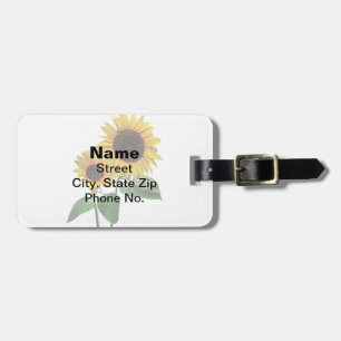 A Sunflower Mummy's Love Luggage Tag