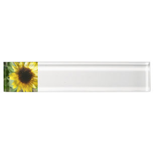 A Sunflower Nameplate