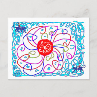 A sunny day holiday postcard