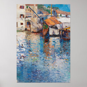 A Sunny Day in the Old Harbour Leontine von Poster