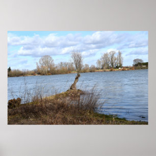 A Sunny Day on the River Poster