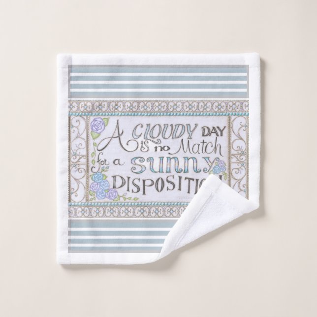 A Sunny Disposition Wash Cloth (Wash Cloth)