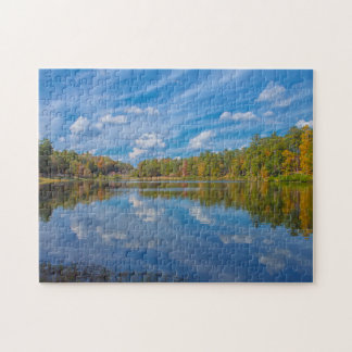 A Sunny Fall Reflection Jigsaw Puzzle