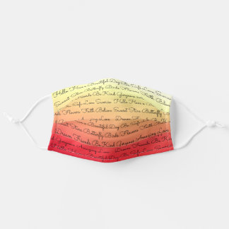 A Sunrise Design Cloth Face Mask