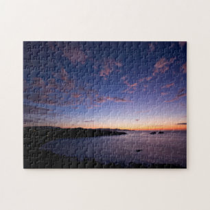 A Sunset Over The Ocean In Costa Rica Jigsaw Puzzle