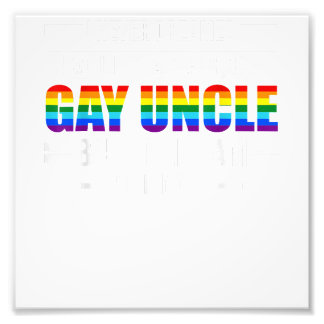 A super sexy Gay Uncle Guncle  Photo Print