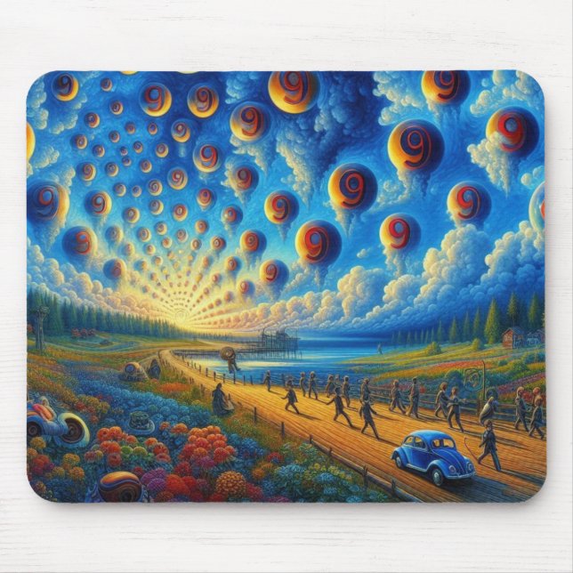 A Surreal Journey Through Sound and Vision Mouse Pad (Front)