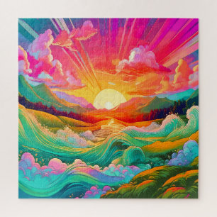 A surreal landscape jigsaw puzzle