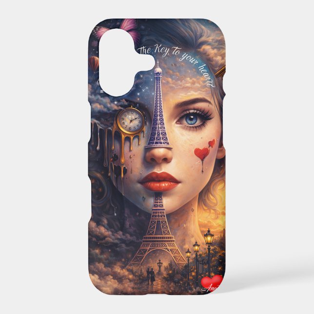 "A Surreal Parisian Dream", iPhone Case (Back)