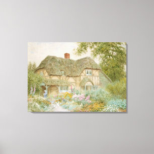 A Surrey Cottage Canvas Print