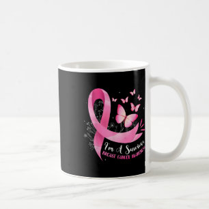 A Survivor Breast Cancer Awareness Pink Ribbon Wom Coffee Mug