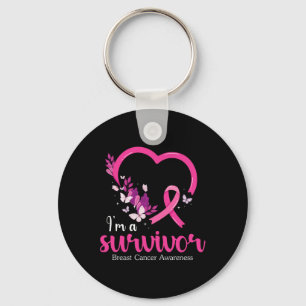 A Survivor Breast Cancer Awareness Women Key Ring