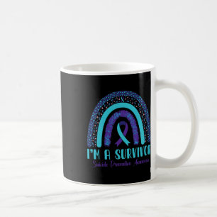 A Survivor Suicide Prevention Awareness Leopard Ra Coffee Mug
