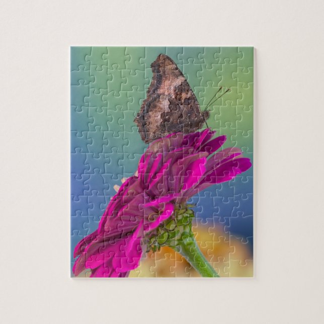 A Swallowtail Butterfly | Papilio Multicaudatus Jigsaw Puzzle (Vertical)