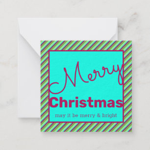 A Sweet And Mini Christmas Card With Envelope