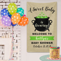 A Sweet Baby Is Brewing Halloween Baby Shower