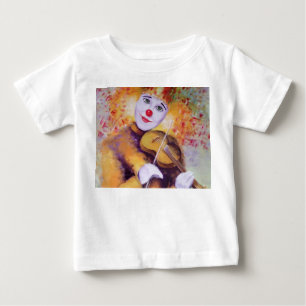 A sweet clown playing the violin baby T-Shirt