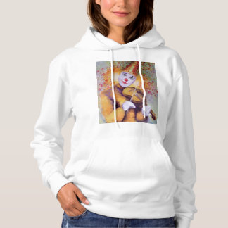 A sweet clown playing the violin hoodie