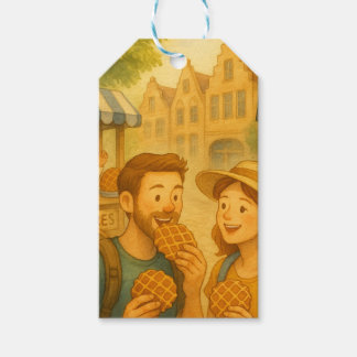 A Sweet Day in Belgium – Whimsical Gift Tag