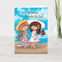 A Sweet Friendship Greeting Card