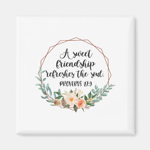 A Sweet Friendship Refreshes The Soul Friend Bff I Magnet