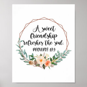 A Sweet Friendship Refreshes The Soul Friend Bff I Poster