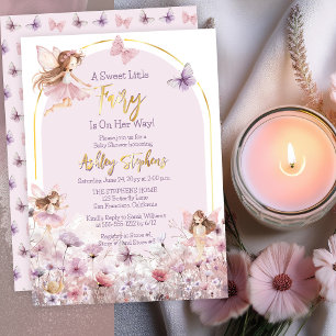 A Sweet Little Fairy Wildflowers Girl Baby Shower