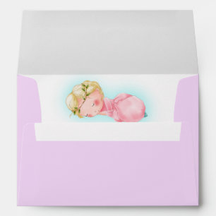 A sweet little girl Baby Shower  Envelope