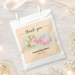 A sweet little girl Baby Shower Favour Bags