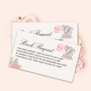 A Sweet Little Girl is on her Way Baby shower Enclosure Card