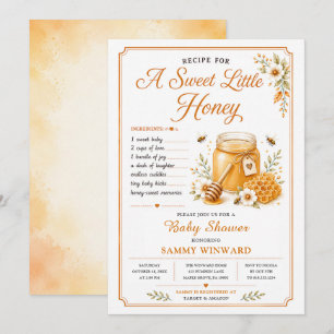 A Sweet Little Honey Baby Shower Invitation