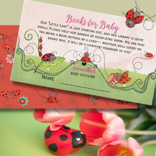 A Sweet Little Lady Ladybug  Books for Baby Enclosure Card