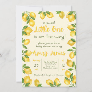 A Sweet Little One Baby Shower Invitation