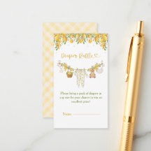 A Sweet Little One Lemon Citrus Baby Shower