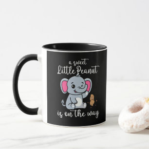 A Sweet Little Peanut In On The Way New Baby Cool Mug
