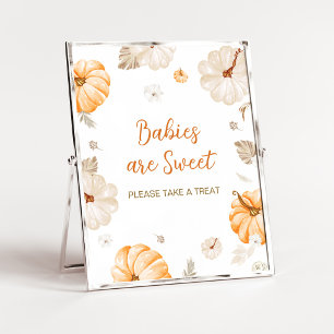 A Sweet Little Pumpkin Babies are Sweet Sign