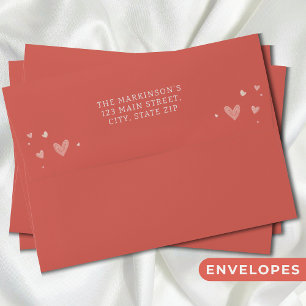 A Sweet Little Valentine is on the Way Baby Shower Envelope