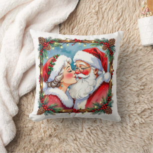 A Sweet Old-Fashioned Christmas   Mr and Mrs Claus Cushion