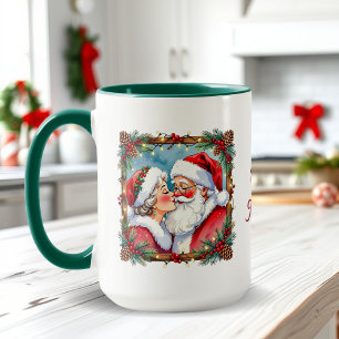 A Sweet Old-Fashioned Christmas   Mr and Mrs Claus Mug
