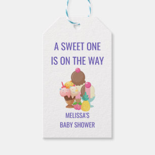 A Sweet One is on the Way Ice Cream Gift Tags