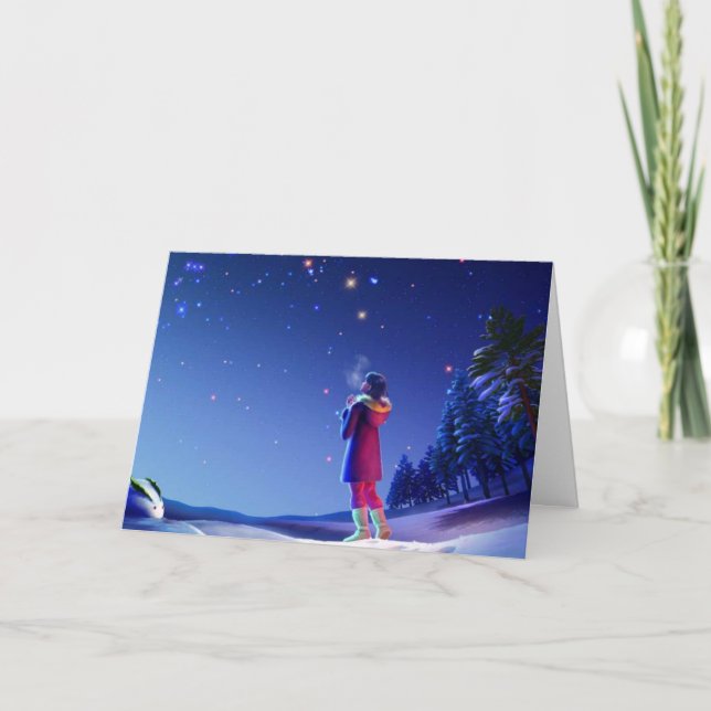 A Sweet & Tender Holiday Wish Card (Front)