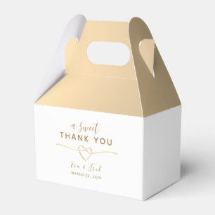 A Sweet Thank You Wedding Favour Box