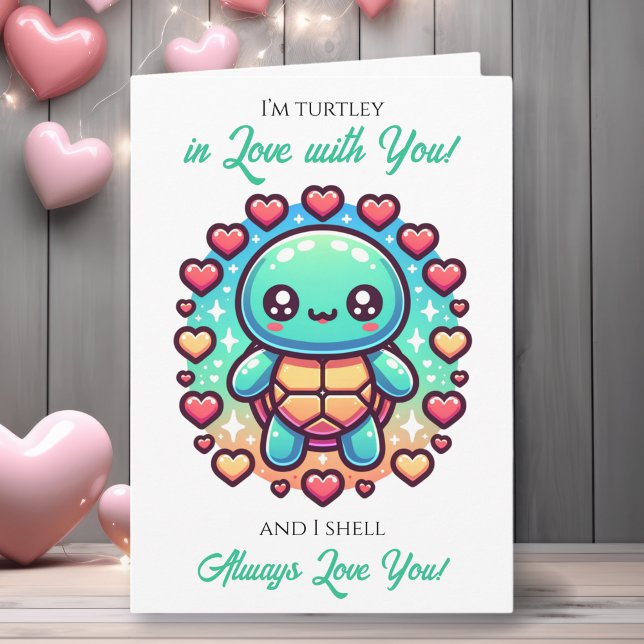 A Sweet Turtle Themed Valentine's Day  Card (Creator Uploaded)