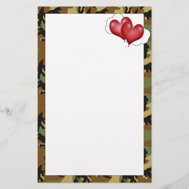 A Sweethearts Love Letter Stationery (Front)