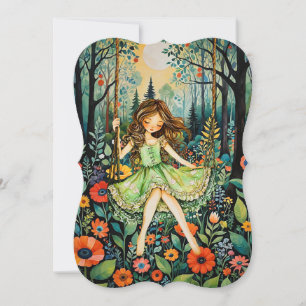 A Swing In Nature Chases The Blues Away Card