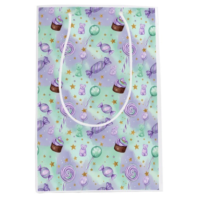 A swirl of sweetness in every sparkle! medium gift bag (Front)